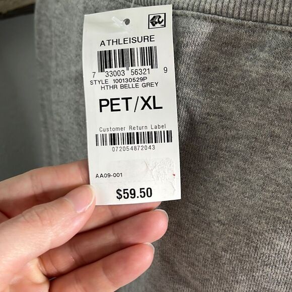 INC International Concepts Womens Sweatshirt Gray Size Extra Large NWT - Picture 6 of 9